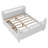 Platform Bed, Wood Low Profile Bed with Rails-1632912974-1632912975