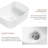 Bathroom Vessel Sink, Rectangle Small Sink