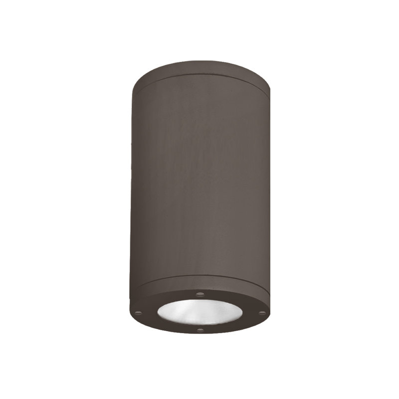 Architectural 6" Bronze Aluminum LED Flush Mount for Indoor/Outdoor