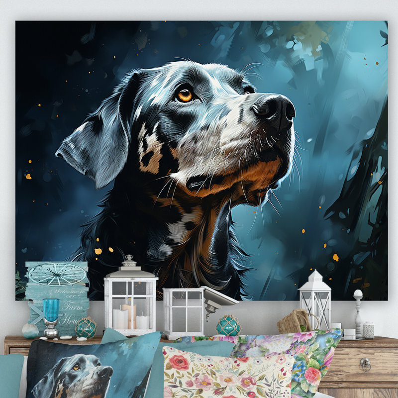 Dalmatian Dream II - impression, H 12 po x l 20 po x P 1 po, Toile tendue