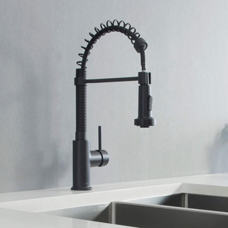 KIBI Aurora Kitchen Faucet, Matte Black
