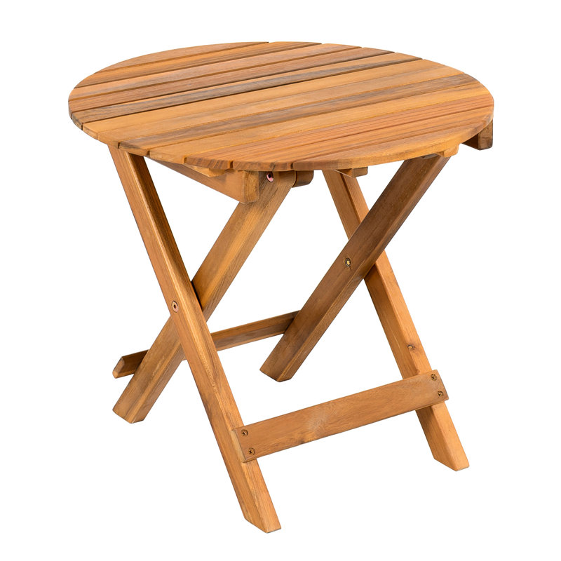 Adjustable Foldable Wood End Table, Finish, Easy To Store, Multi - Purpose Utility Setup