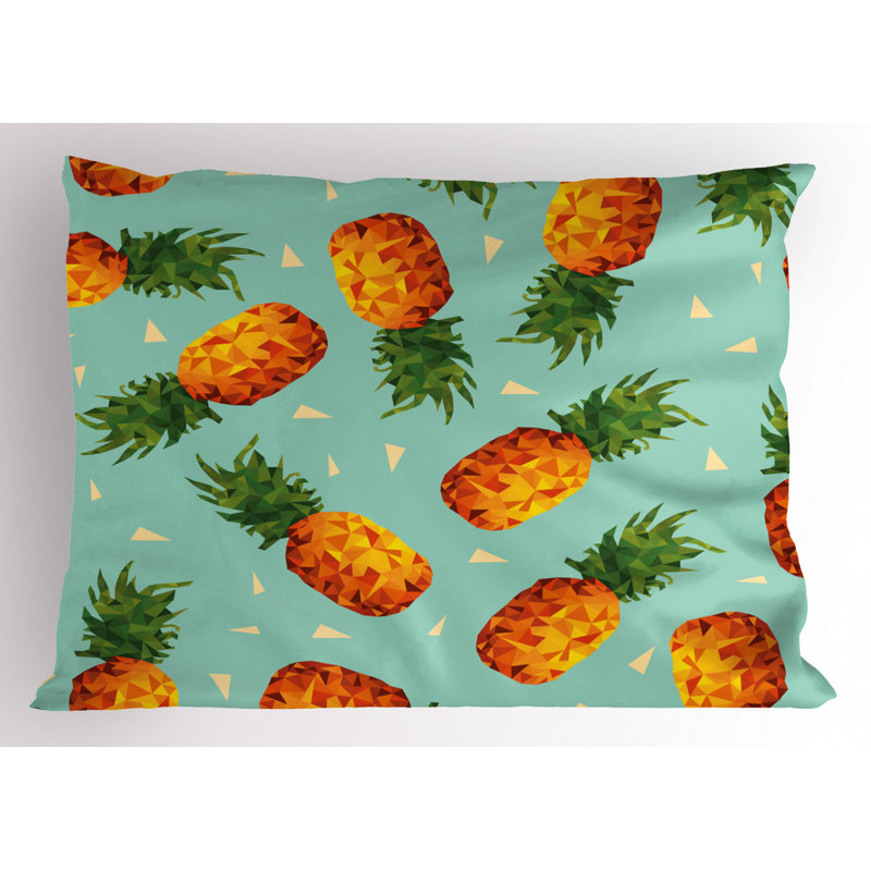 Retro Polyester Sham Set, Queen