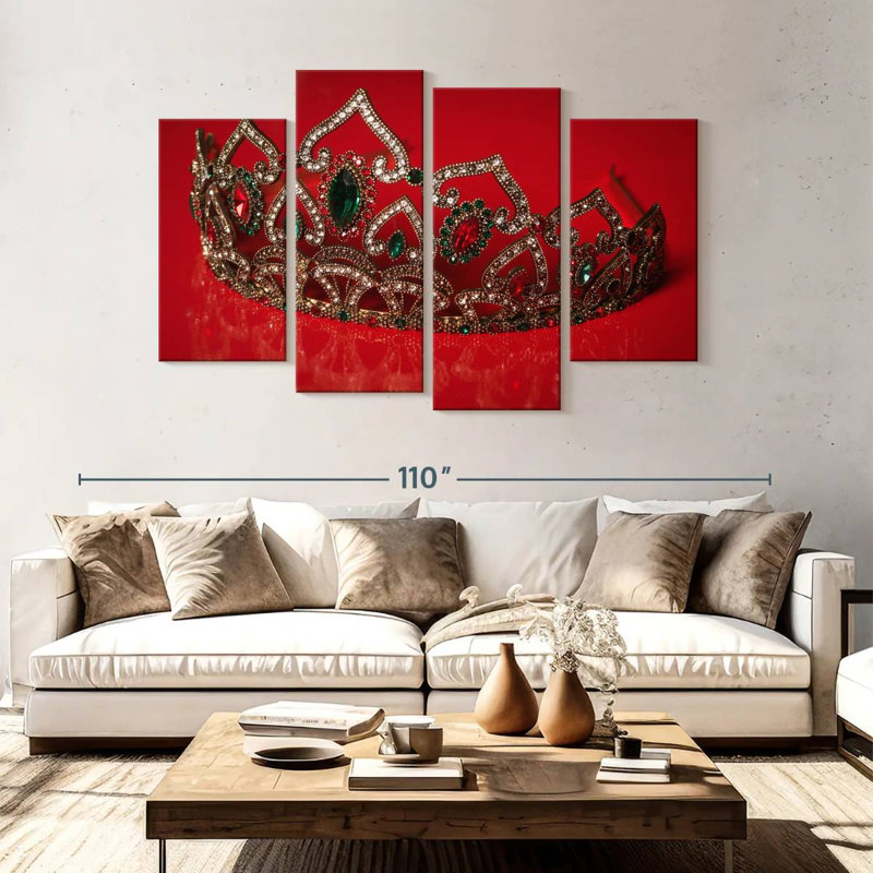 Kerner Elegant Princess Crown, 54" H x 84" W