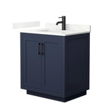 Miranda 30" Freestanding Single Bathroom Vanity with Quartz Top