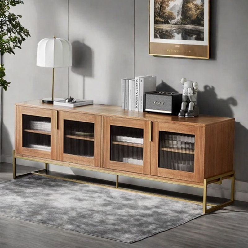 Meuble télé minimaliste de style rétro