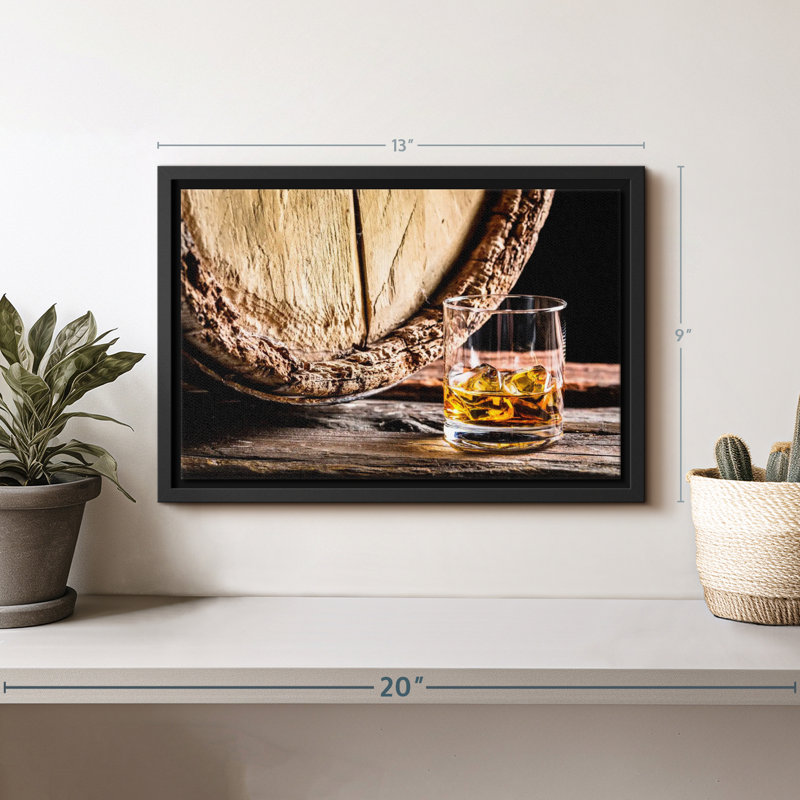 Aliments et boissons «Oldest Whiskey Barrel», reproduction sur toile, H 9 po x l 13 po