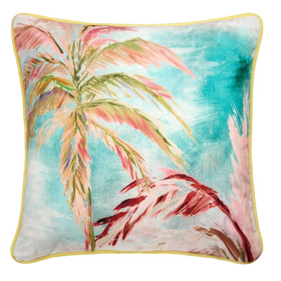Annam Green Square Cushion