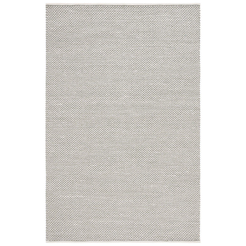 Vermont Flat Weave Wool/Cotton Rug in Green, Rectangle 6' x 9'