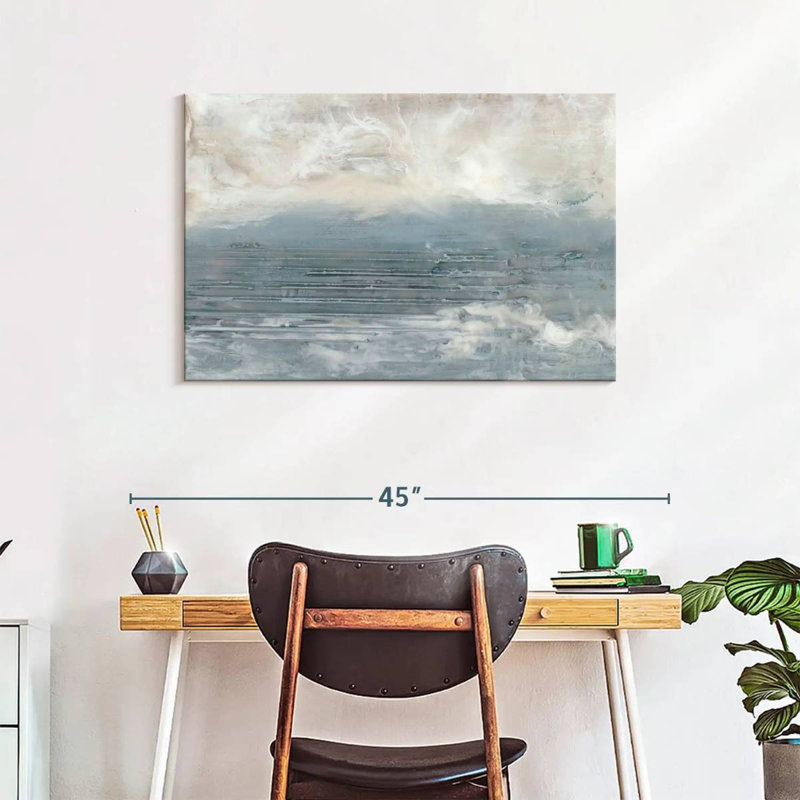 Avery Pale Blue I, 24" H x 36" W
