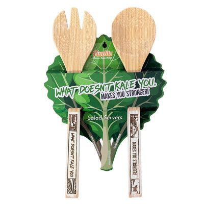 What Doesn't Kale You Makes You Stronger Salad Servers