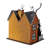 Haunted House LED Table decor, 8.25"H
