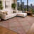 Machine Washable Indoor/Outdoor Chantille ACN2880 Plaid Rug-308707854-308707850
