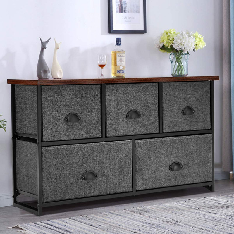 Swope 100 cm W Chest of 5 Drawers