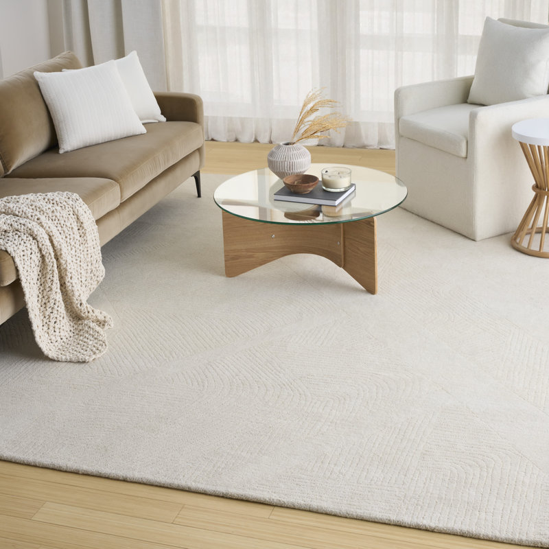DKNY Pure Patterns Camel Modern Indoor Rug, Rectangle 8'6" x 11'6"