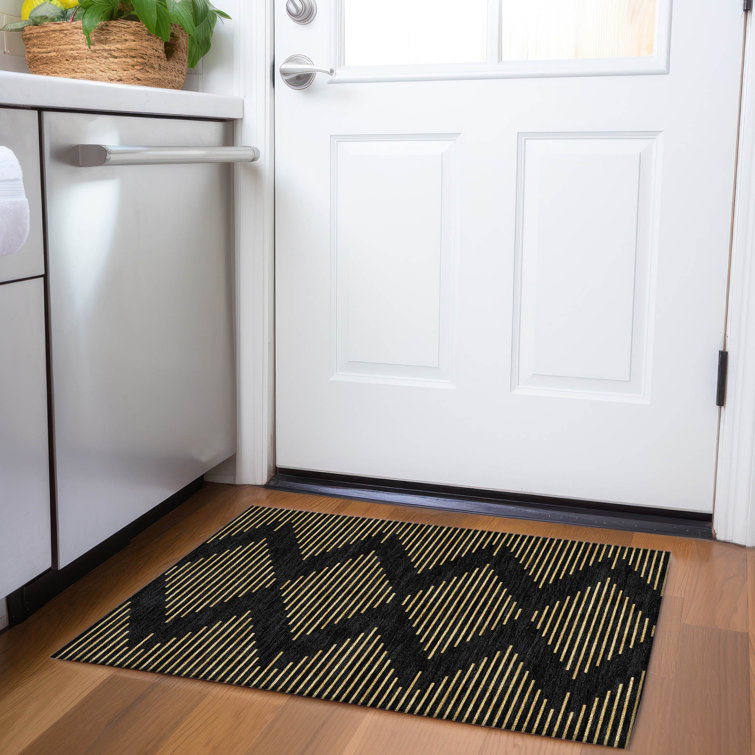 Premium Machine Washable Jahnke AMF1017 Geometric Rug