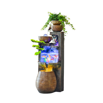 Acrylic+resin Freestanding Fish Tank
