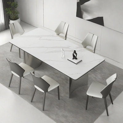 Ensemble de table de salle à manger moderne et simple