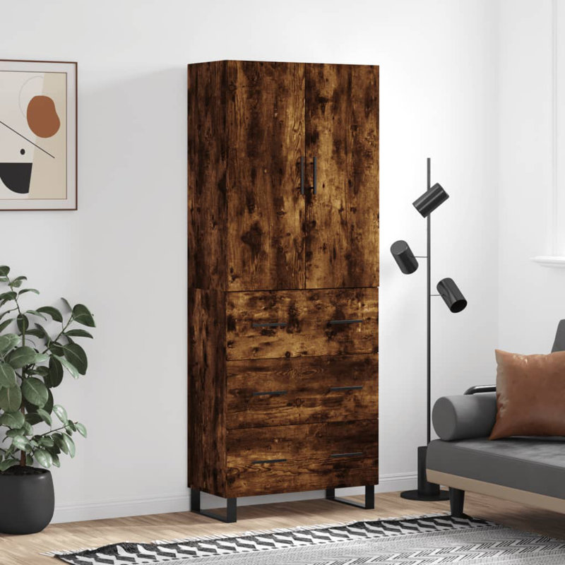 Cincinnatus 69.5cm Sideboard, Smoked Oak