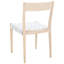 Chaise d'appoint en bois massif Cosme-453435672