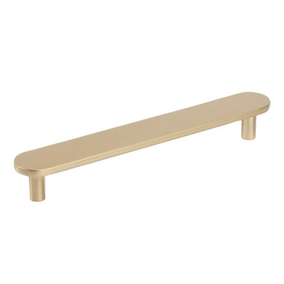 Emtek Arca Cabinet Pull 6" Center to Center, Satin Brass