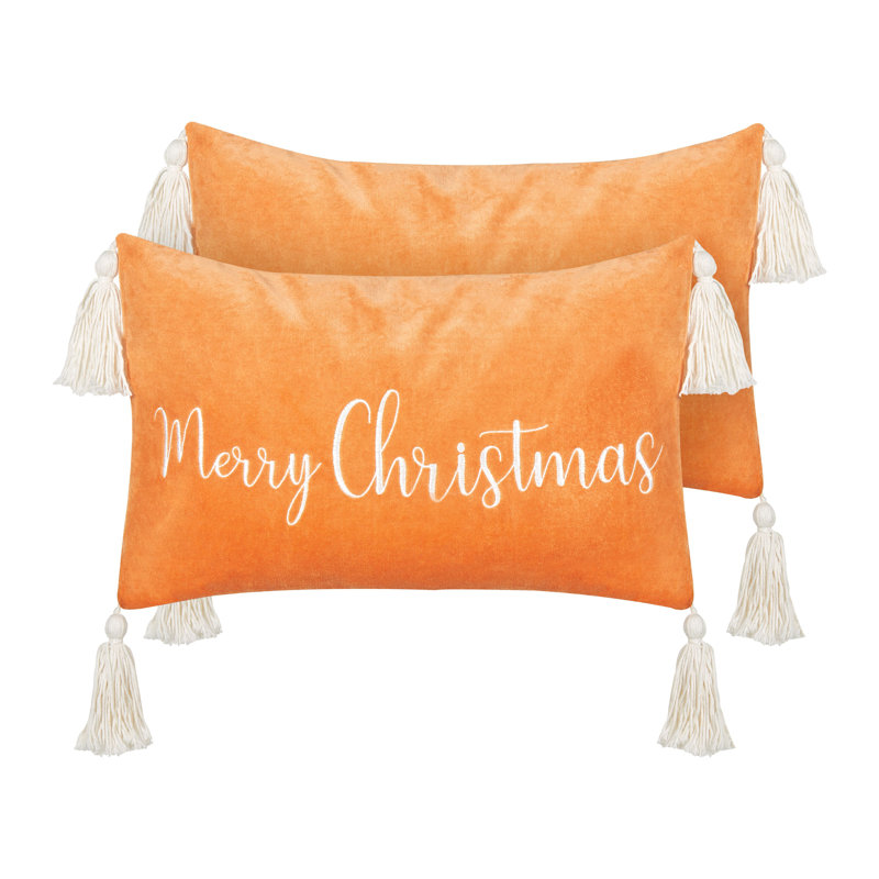LITHOPS Rectangular Lumbar Cushion, Orange