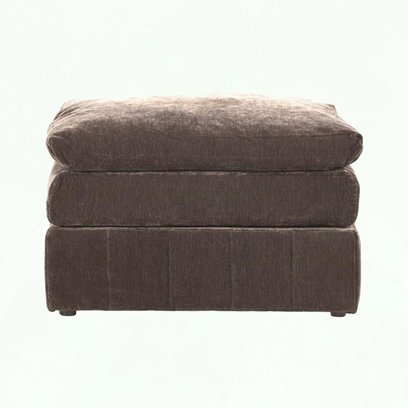 Repose-pieds modulaire contemporain avec coussin triple