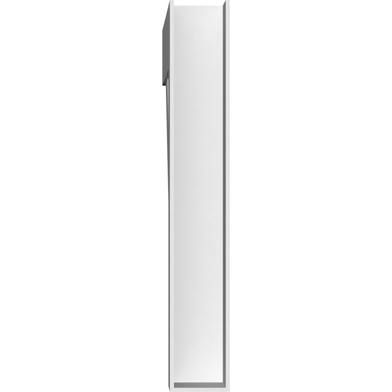 5"W x 36"D x 36"H Standard Traditional Architectural Grade PVC Bracket with Block Ends, 36"H x 5"W x 36"D