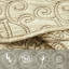 4 Piece Damask Oversized Embroidery Bedspread Set-21301791-21301801