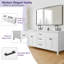 Base de meuble-lavabo double 72 po Mirren