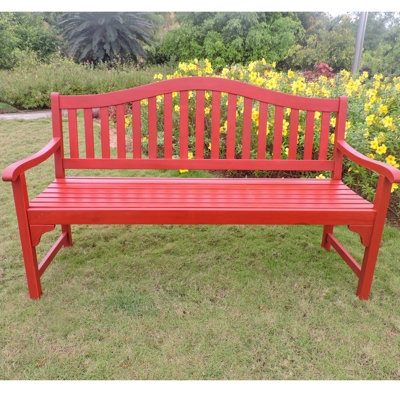 Enright Solid Wood Garden Bench by Breakwater Bay