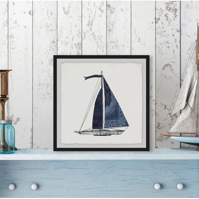 " Set Sail III ", 32" H x 32" W x 1.5" D