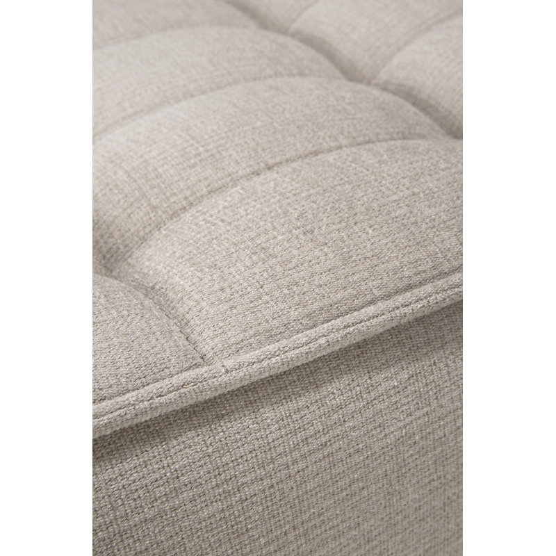 N701 Square Ottoman, Beige