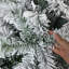 Arbre de Noël pin vert givré 7 pi 6 po H