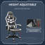 HOMCOM Adjustable Ergonomic Faux Leather Swiveling PC & Racing Game Chair-62922044