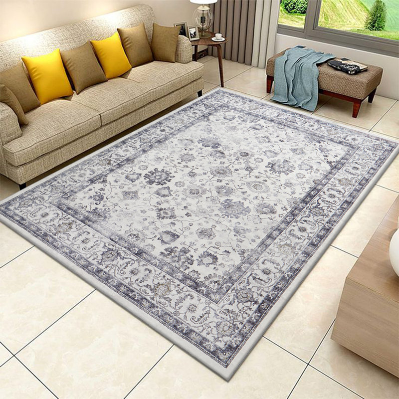 Vintage Look Area Rug, Rectangle 60 x 110 cm