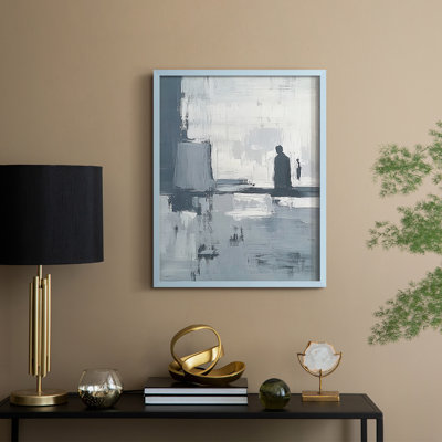 Abstrait, reproduction encadrée CCxxiii - prêt à être accroché