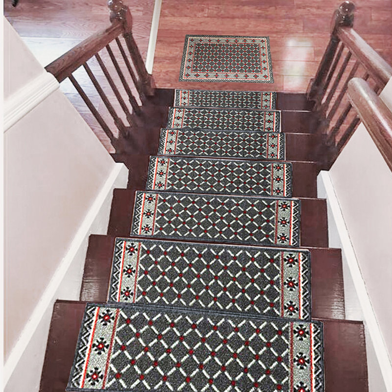 Tapis d'escalier gris Gloria