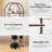 Wooden Bookshelf Storage Rack With Metal Frame