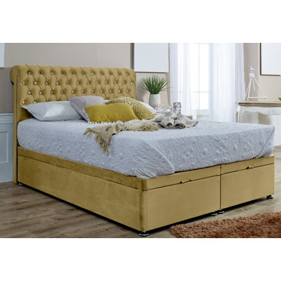 Elicia Upholstered Ottoman Storage Bed