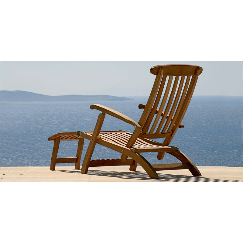 Commodore Outdoor Teak Lounge Chair