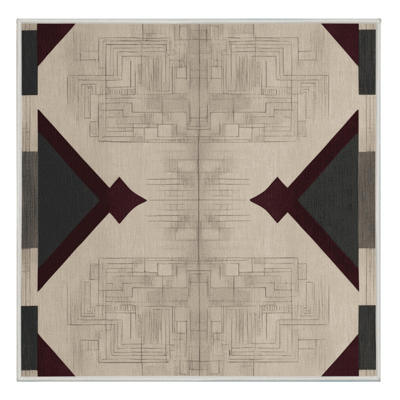Heritage Loom Rug, Square 4'