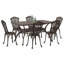 6 - Person Patio Dining Set Rectangular Table-715209019