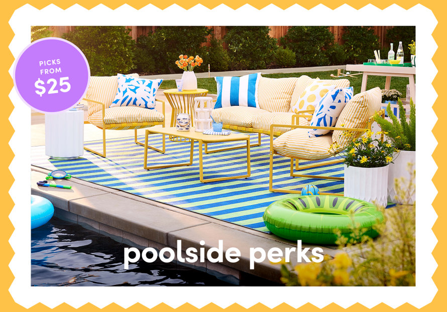 Poolside perks