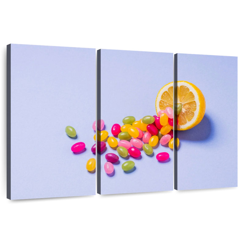 Citron et bonbon, 28" H x 45" W
