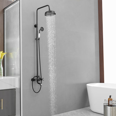 Diverter Complete Shower System with Rough in-Valve