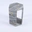 Table d'appoint, table de bout hexagonale pour le salon