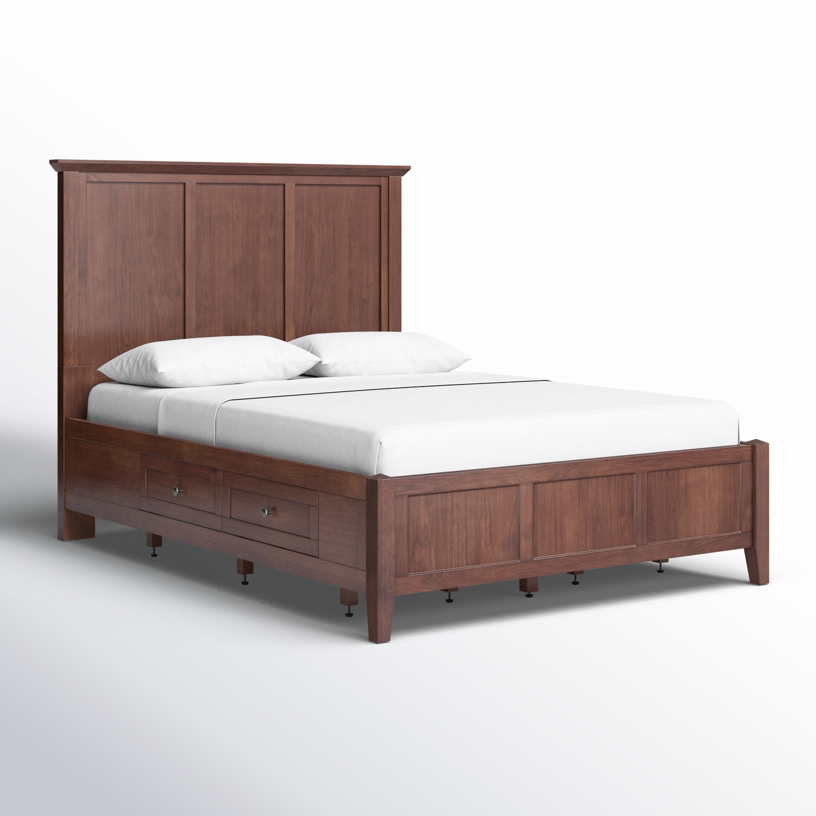Renee Storage Platform Bed, Queen, Dark Mocha
