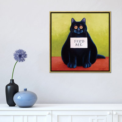 «Fat Cat» par Vicky Mount - reproduction d'art