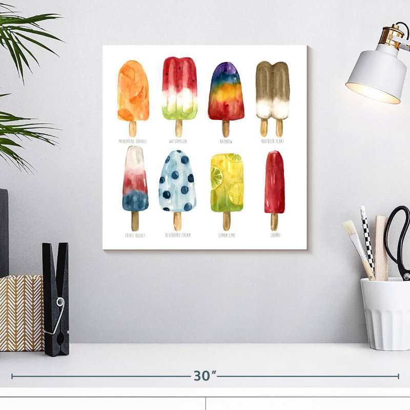Arney Popsicles - saveur préférée, H 16 po x l 16 po